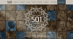 Desktop Screenshot of 501salon.com